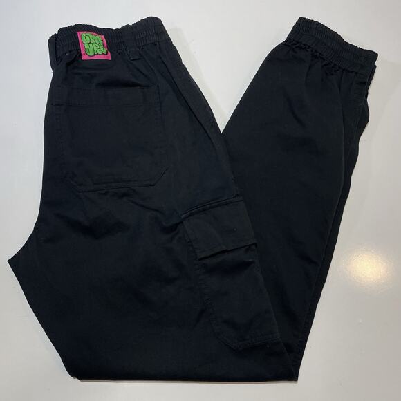 Empyre Relax Pants Men’s Small Black Cargo Pockets Jogger Skate Pants Cotton - Picture 9 of 9